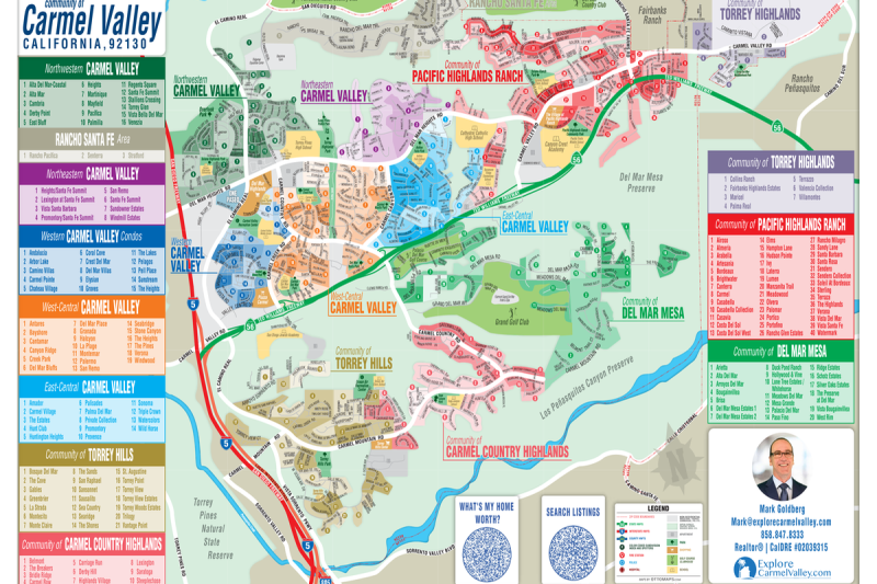 Exploring Carmel Valley? Use our interactive map